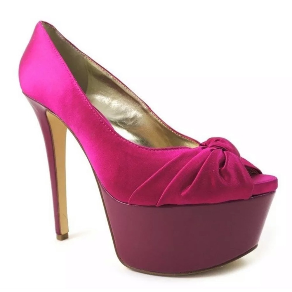 Magenta Steve Madden Erykka Platform Size 10